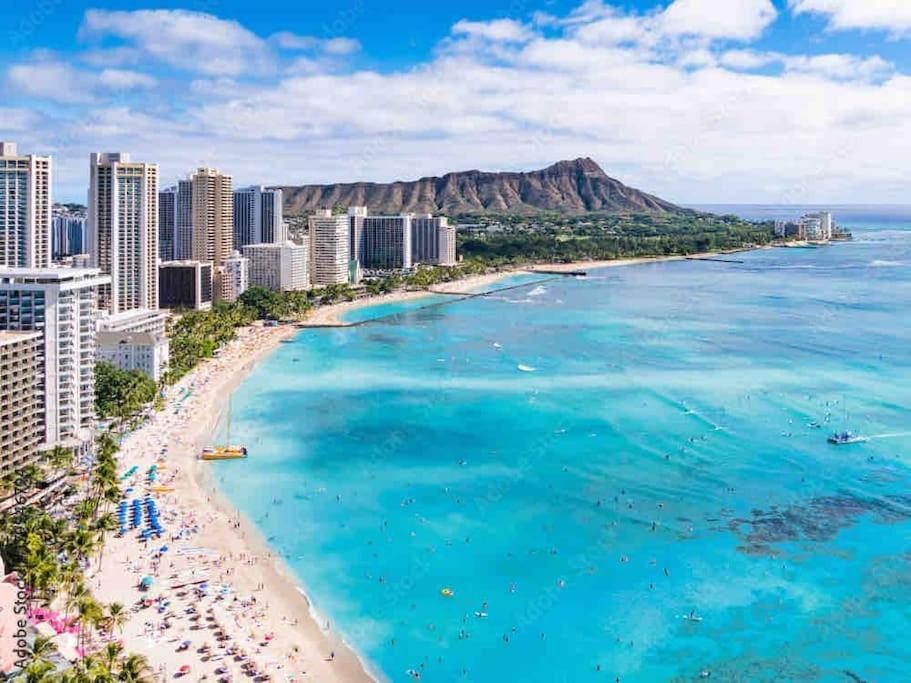 Seashore Waikiki Studio 1 Block From A Beach No Resort Fees Honolulu Esterno foto