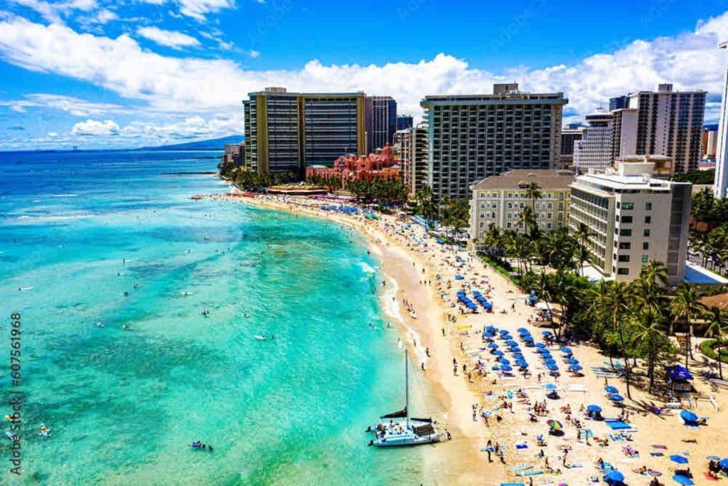 Seashore Waikiki Studio 1 Block From A Beach No Resort Fees Honolulu Esterno foto